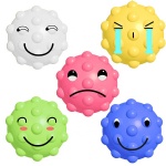 Stress Balls Fidget Toy, Silicone Decompression Toy Stretchy Balls Stress Relief Toy for Kids and Adults