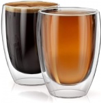 glasses double walled glass wine coffee cup