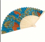new style satin folding bamboo fan handheld custom logo design hand fan for party favors