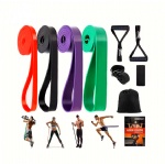 Workout for Exercise Elastic Thick Heavy Assist Resistance Pull Up Bands Set