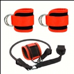 Protect Ankle Avoid Injuries Fitness Ankle Straps three-piece For Cable Machines Protection Ankle Support
