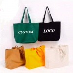 Heavy-Weight Oversized Cotton Canvas Bag Customized Design Shopping Bag With Extra Large Capacity