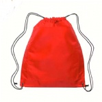 Cotton Shopping Draw String Customize Red Mesh Drawstring Bag Outdoor