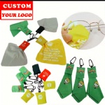 Custom printing personalized gift spectacle sublimation microfiber lens cleaning cloth with keychain pouch