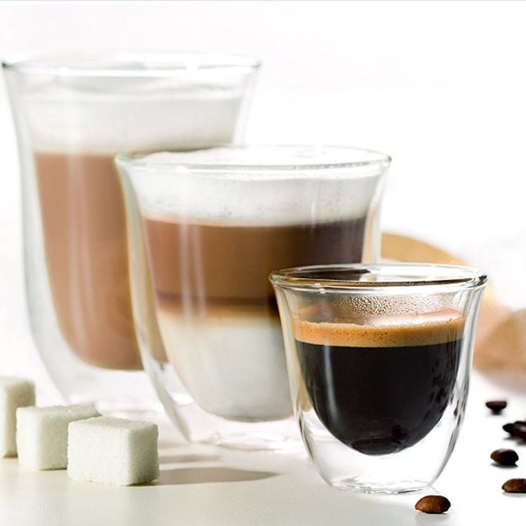 Double Walled Glass espresso shot glasses Coffee Cups Glass Custom Logo Double Walled Glass espresso shot glasses Coffee Cups Glass Custom Logo