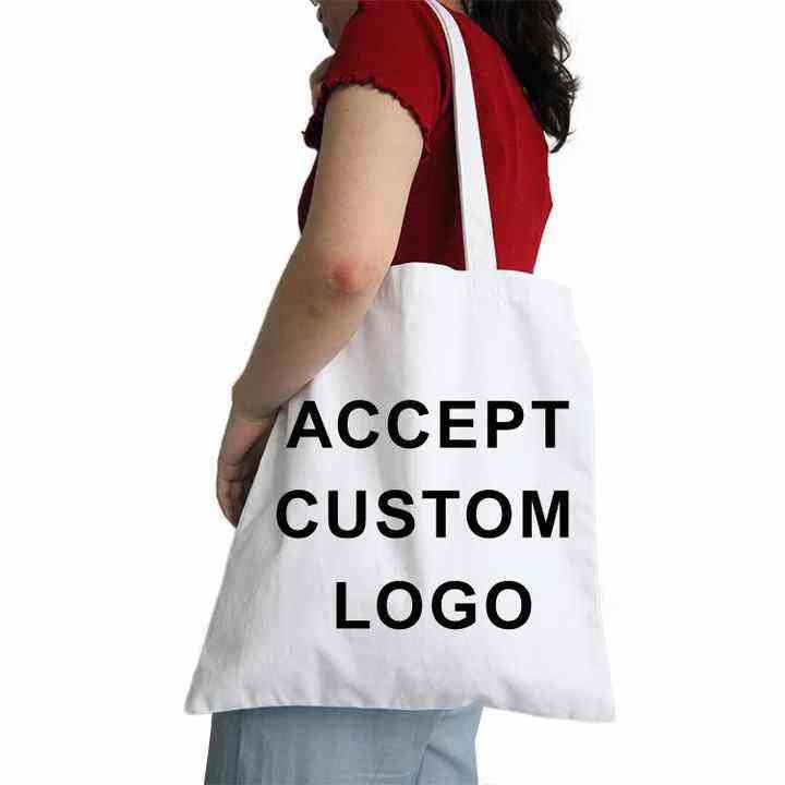 Custom Logo Size Printed Eco Friendly Recycled Reusable Plain Bulk Large Organic Calico Cotton Canvas Grocery Shopping Tote Bag Custom Logo Size Printed Eco Friendly Recycled Reusable Plain Bulk Large Organic Calico Cotton Canvas Grocery Shopping Tote Bag