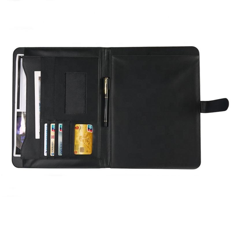 Customized Logo Luxury Vegan Leather Business Portfolio Bag File Folder Zippered A4 Multi-function Manager Folder Document Bag Customized Logo Luxury Vegan Leather Business Portfolio Bag File Folder Zippered A4 Multi-function Manager Folder Document Bag