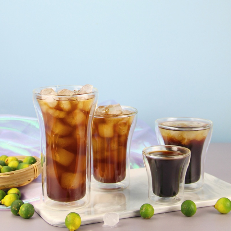 Europe Standard Double Wall Insulated Borosilicate Glass Cup Europe Standard Double Wall Insulated Borosilicate Glass Cup