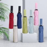 23 Inch 12 Ribs UV Protection Folding Automatic Umbrella