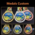 Custom Metal Medals: Marathon, Sports Event, and Taekwondo Medals – Personalized Enamel Medals for Running and Competitions